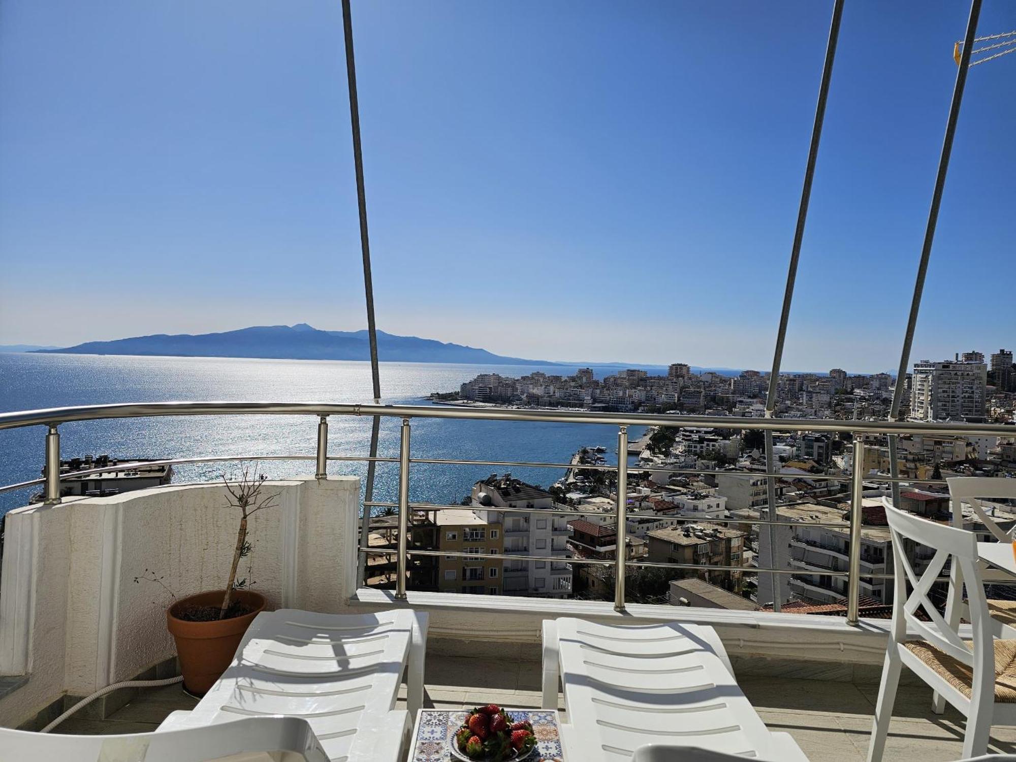 Panorama View Apartments Саранда Экстерьер фото